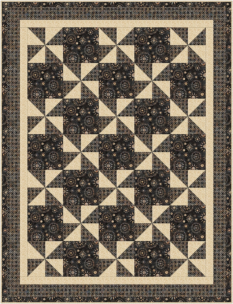 Pinwheel Plus One 3-Yard Quilt Pattern