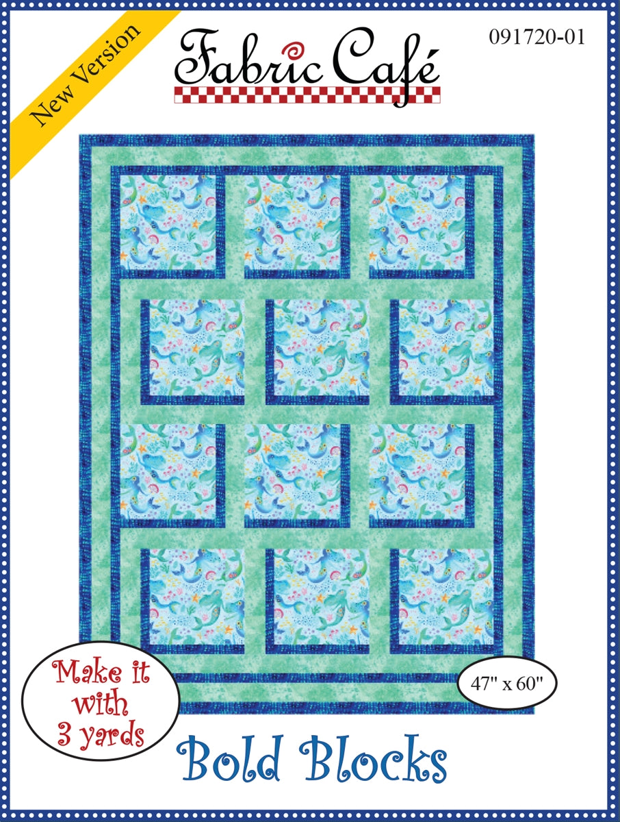 Bold Blocks 3-Yard Quilt Pattern