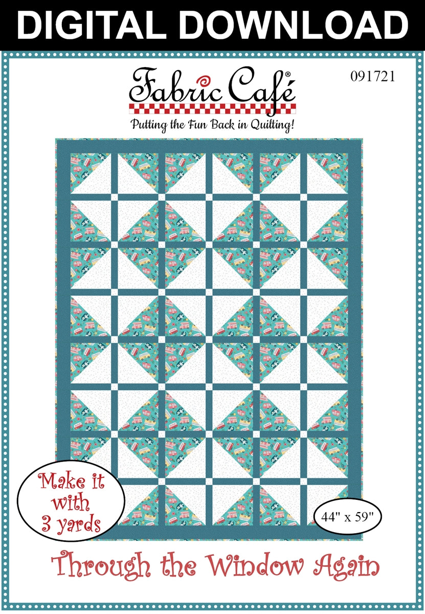 Through The Window Again 3-Yard Quilt Pattern