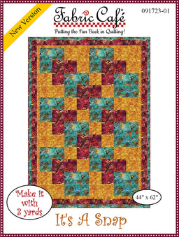 It's a Snap 3 Yard Quilt Pattern