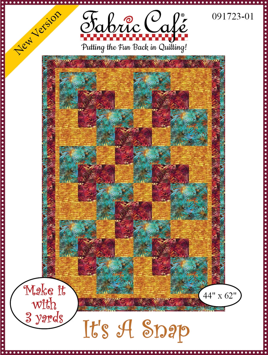 It's A Snap 3-Yard Quilt Pattern