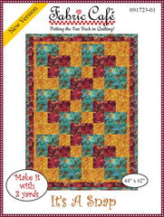 It's a Snap 3 Yard Quilt Pattern