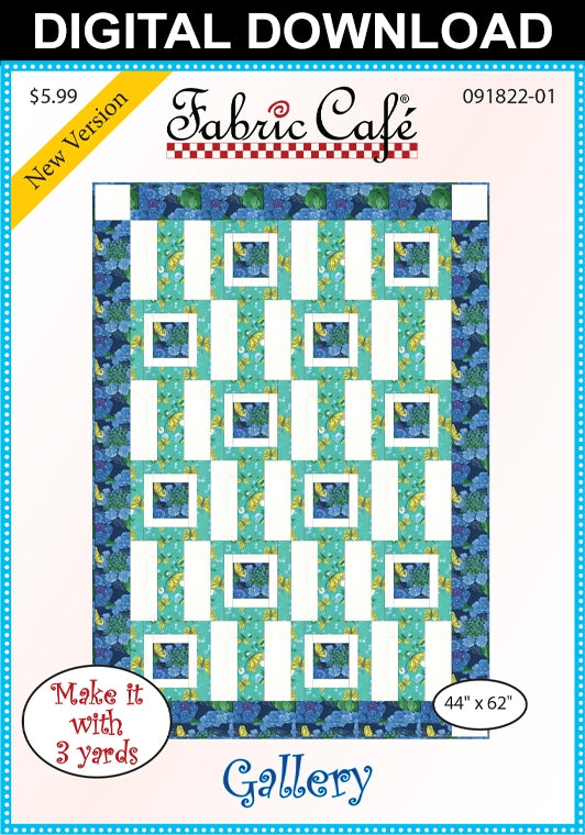 Gallery 3 Yard Quilt Pattern