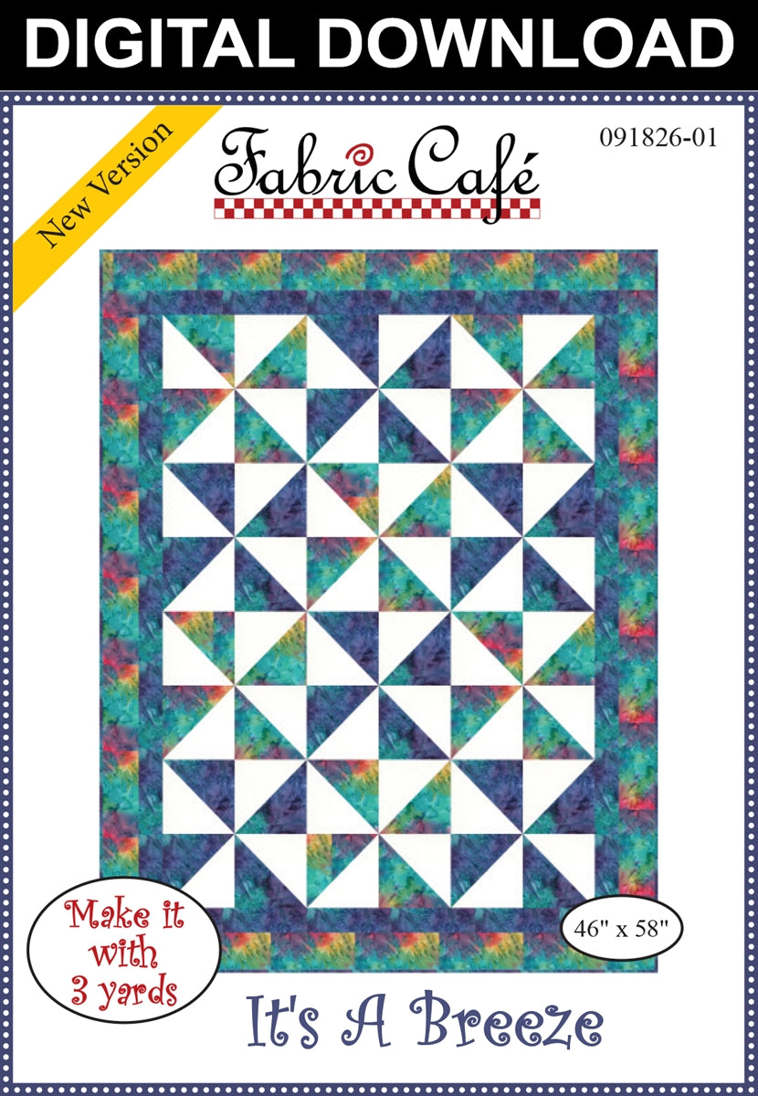 It's A Breeze 3-Yard Quilt Pattern