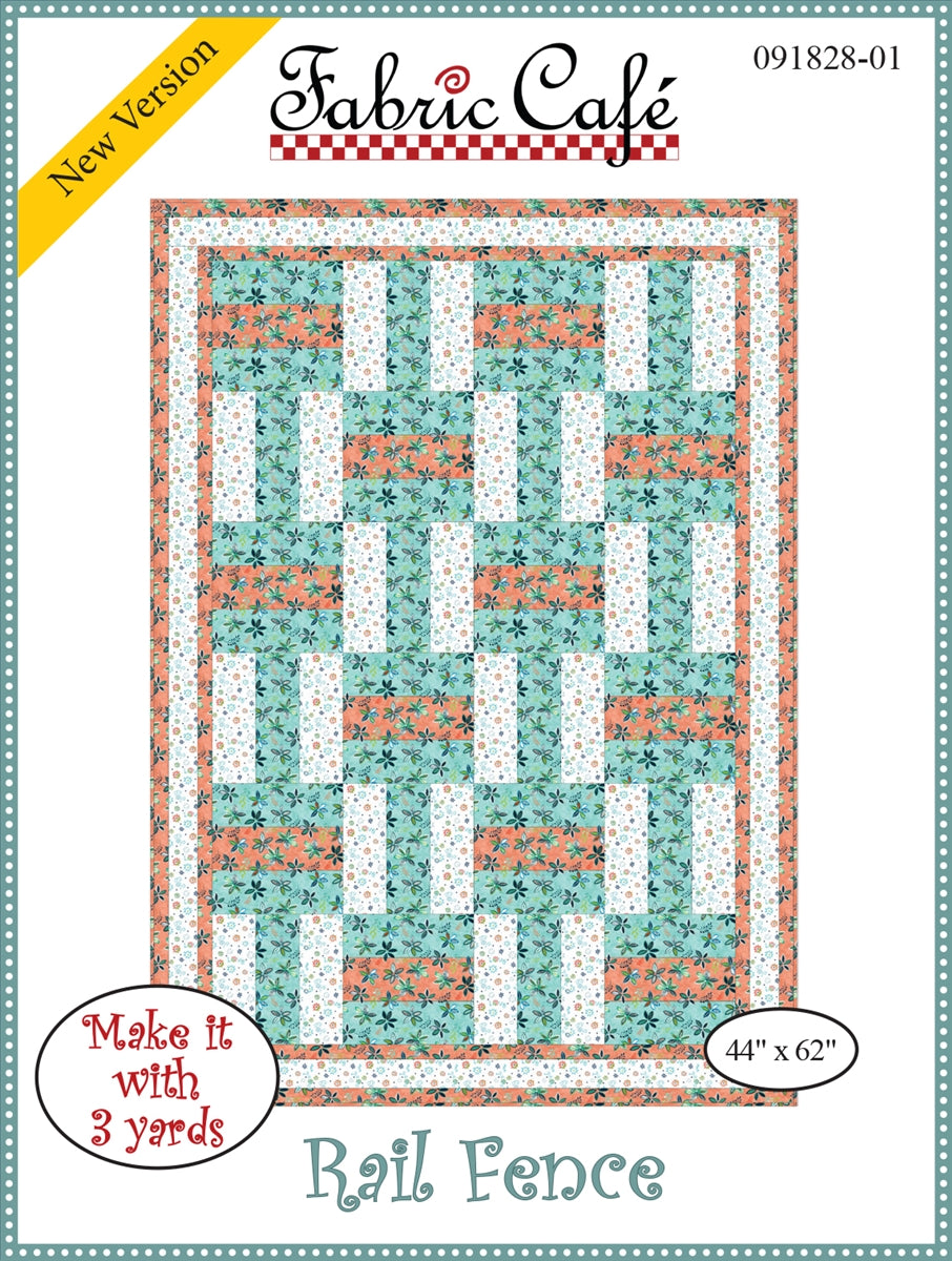 Rail Fence 3 Yard Quilt Pattern