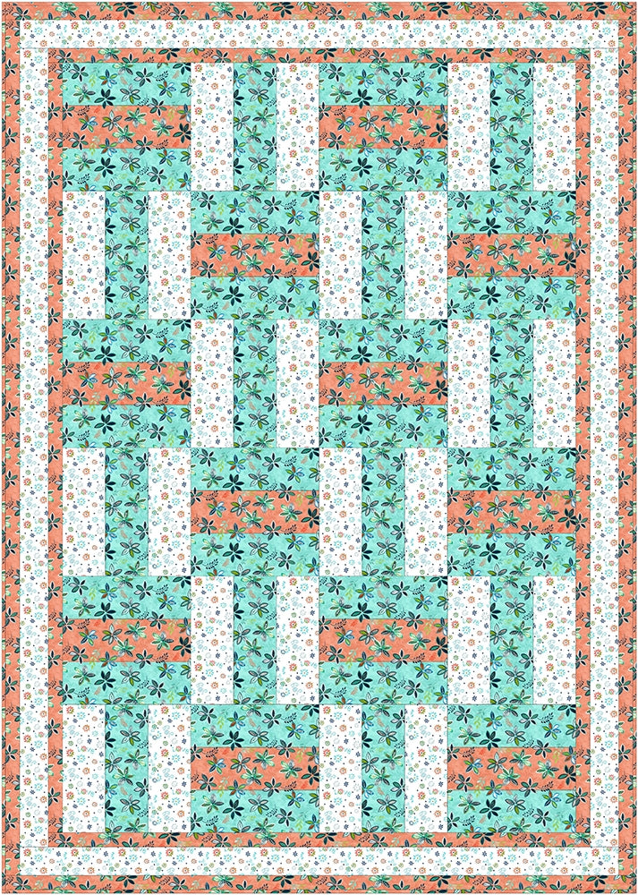 Rail Fence 3 Yard Quilt Pattern