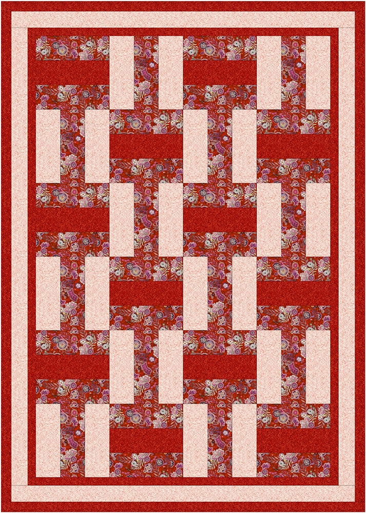 Rail Fence 3 Yard Quilt Pattern