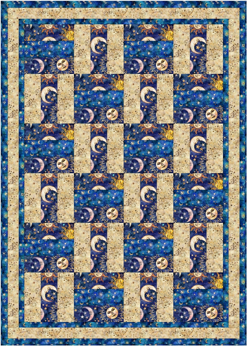 Rail Fence 3 Yard Quilt Pattern