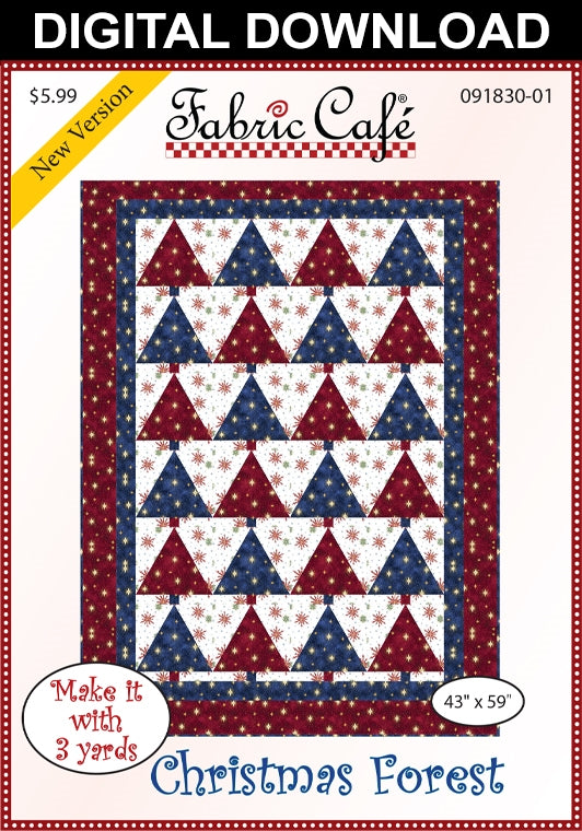 Christmas Forest 3-Yard Quilt Pattern