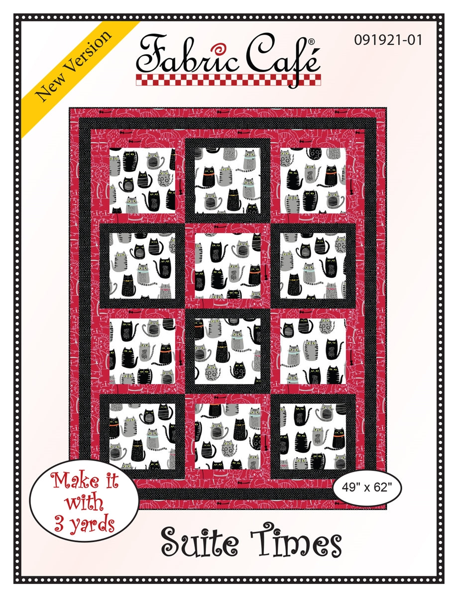 Suite Times 3 Yard Quilt Pattern