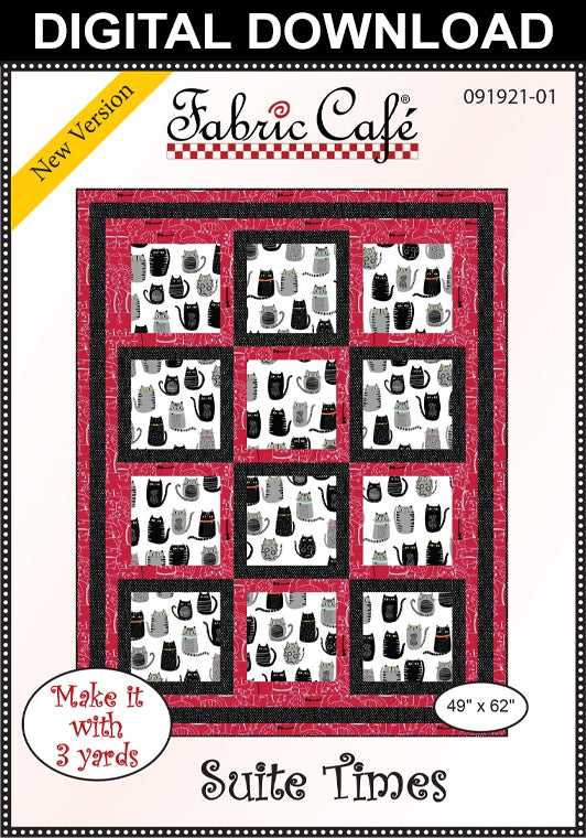 Suite Times 3 Yard Quilt Pattern