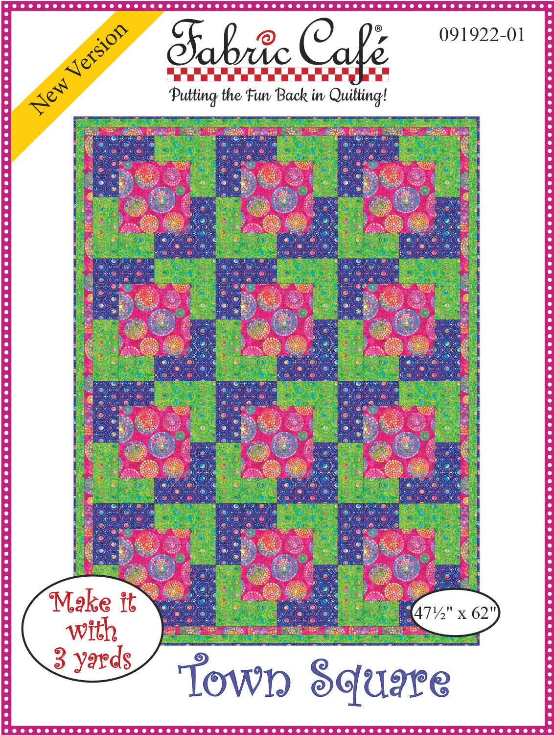Town Square 3-Yard Quilt Pattern