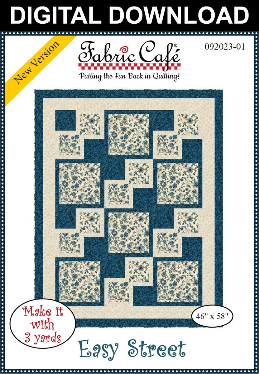 Easy Street 3-Yard Quilt Pattern