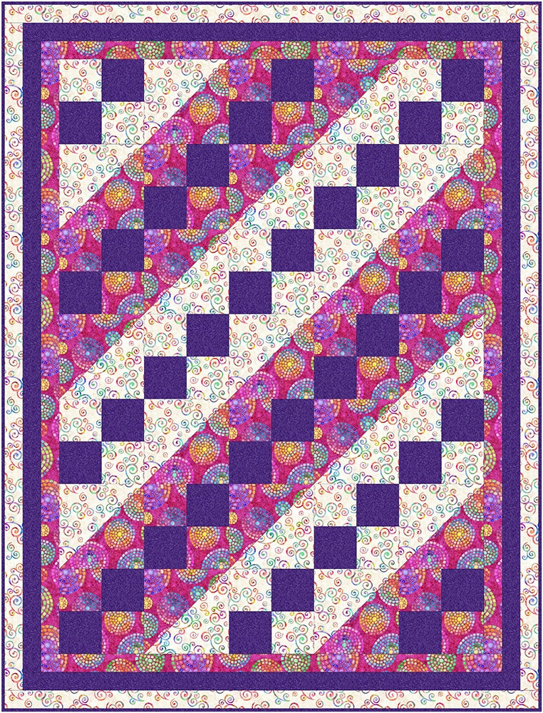 Jacob's Ladder 3 Yard Quilt Pattern