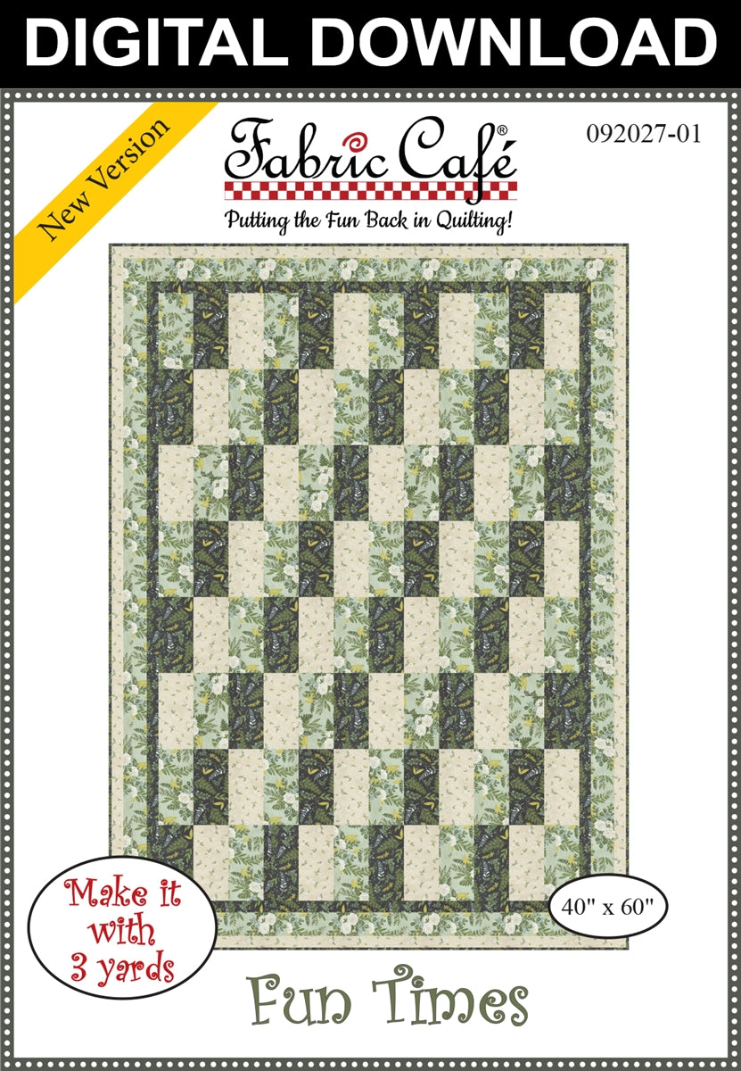 Fun Times 3-Yard Quilt Pattern