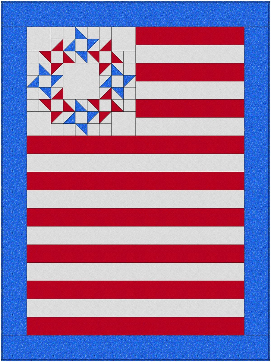 Freedom 3 Yard Quilt Pattern