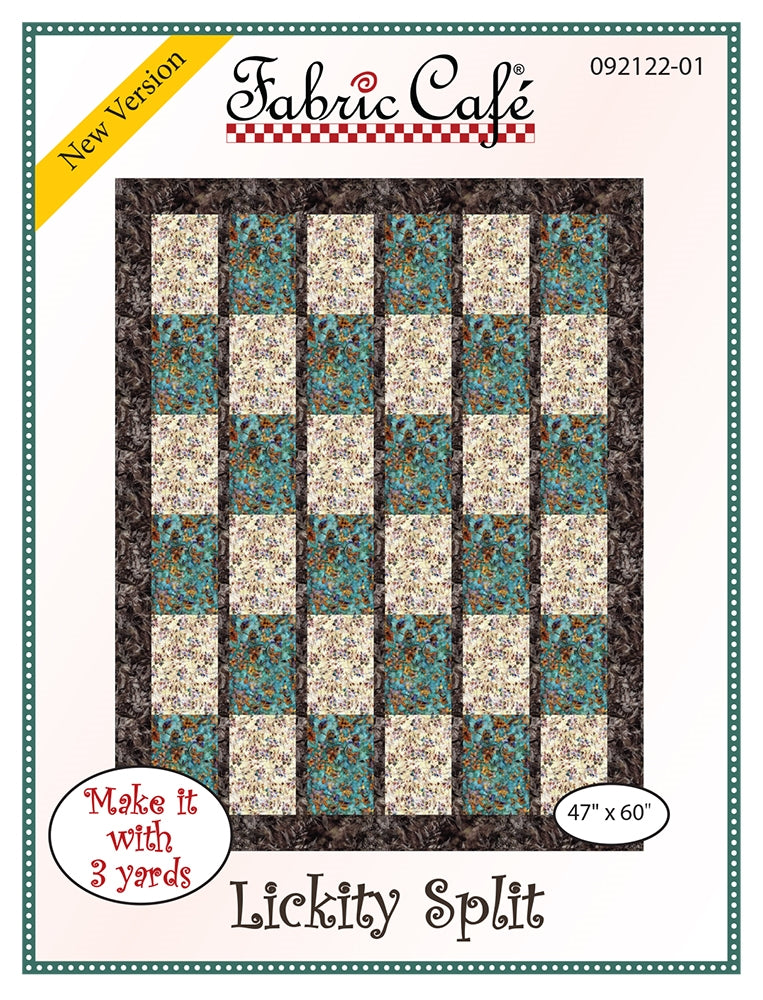 Lickity Split 3 Yard Quilt Pattern