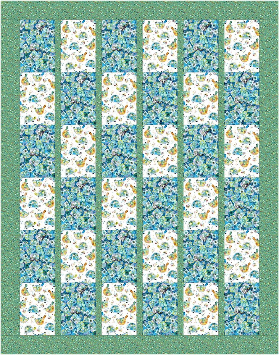 Lickity Split 3 Yard Quilt Pattern