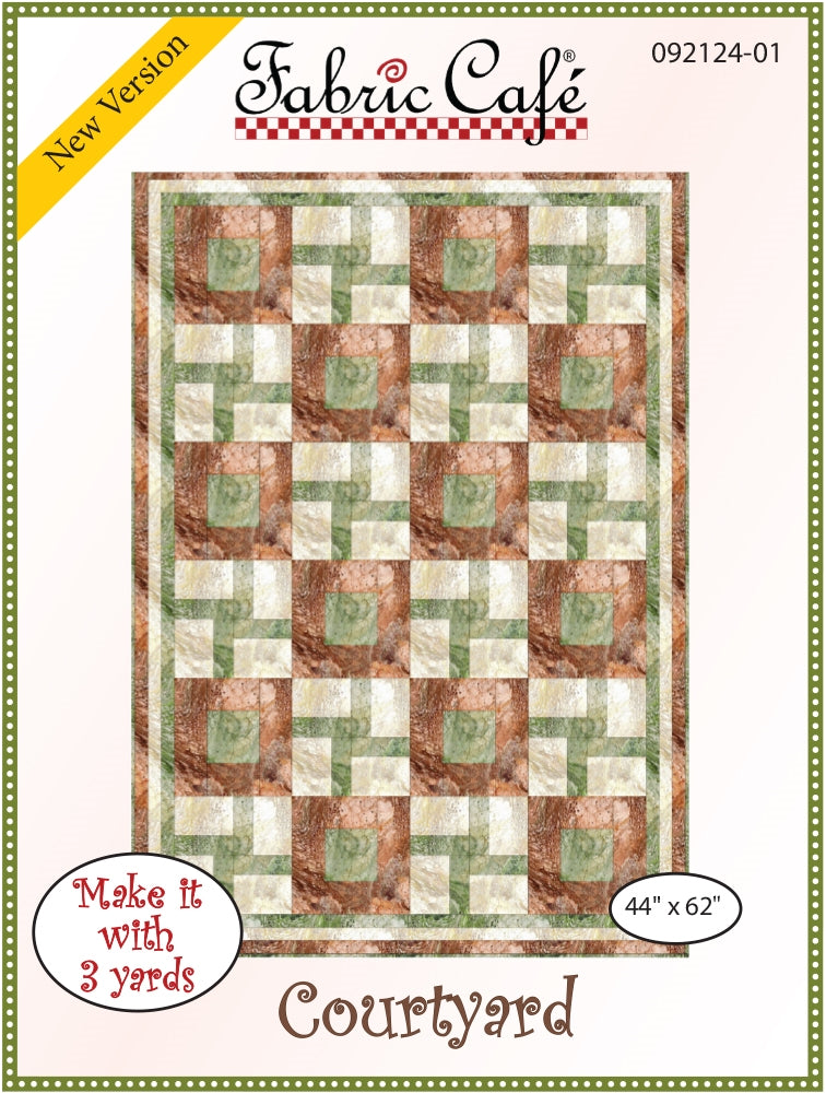 Courtyard 3 Yard Quilt Pattern