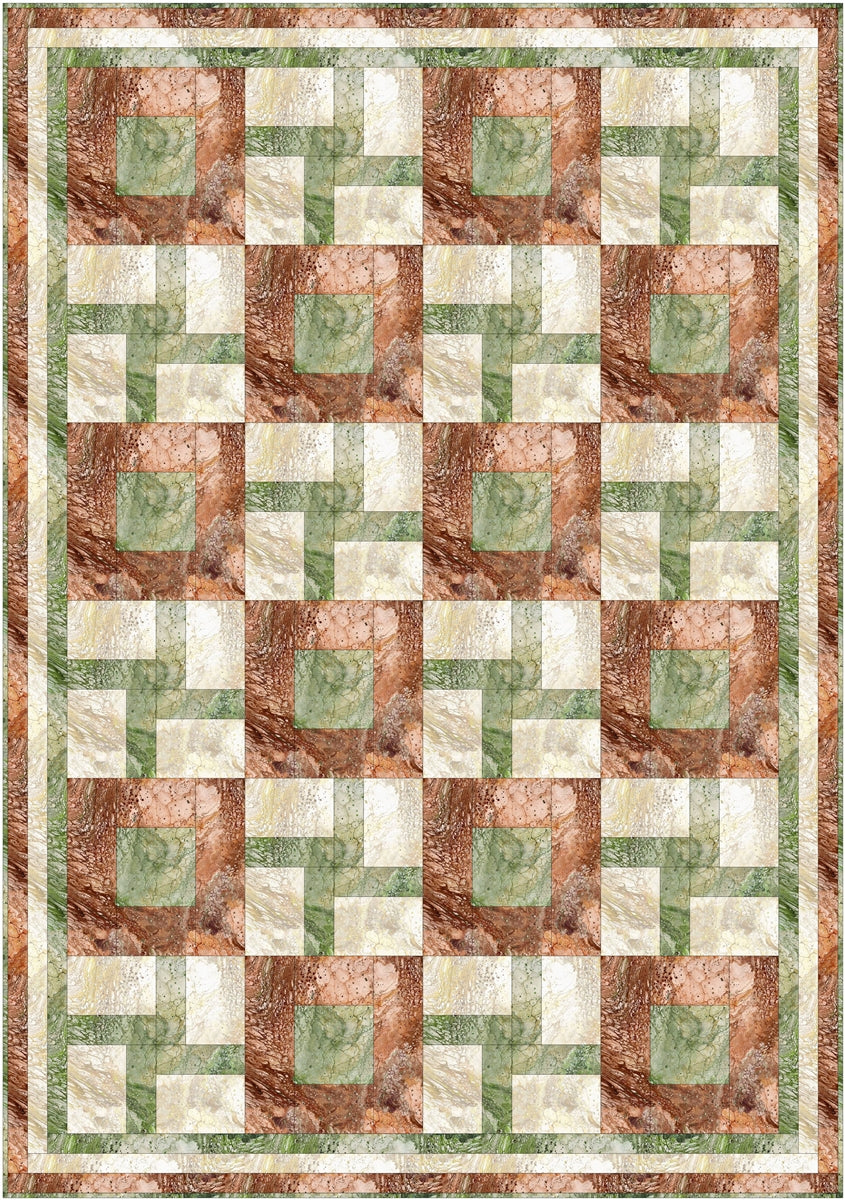 Courtyard 3 Yard Quilt Pattern