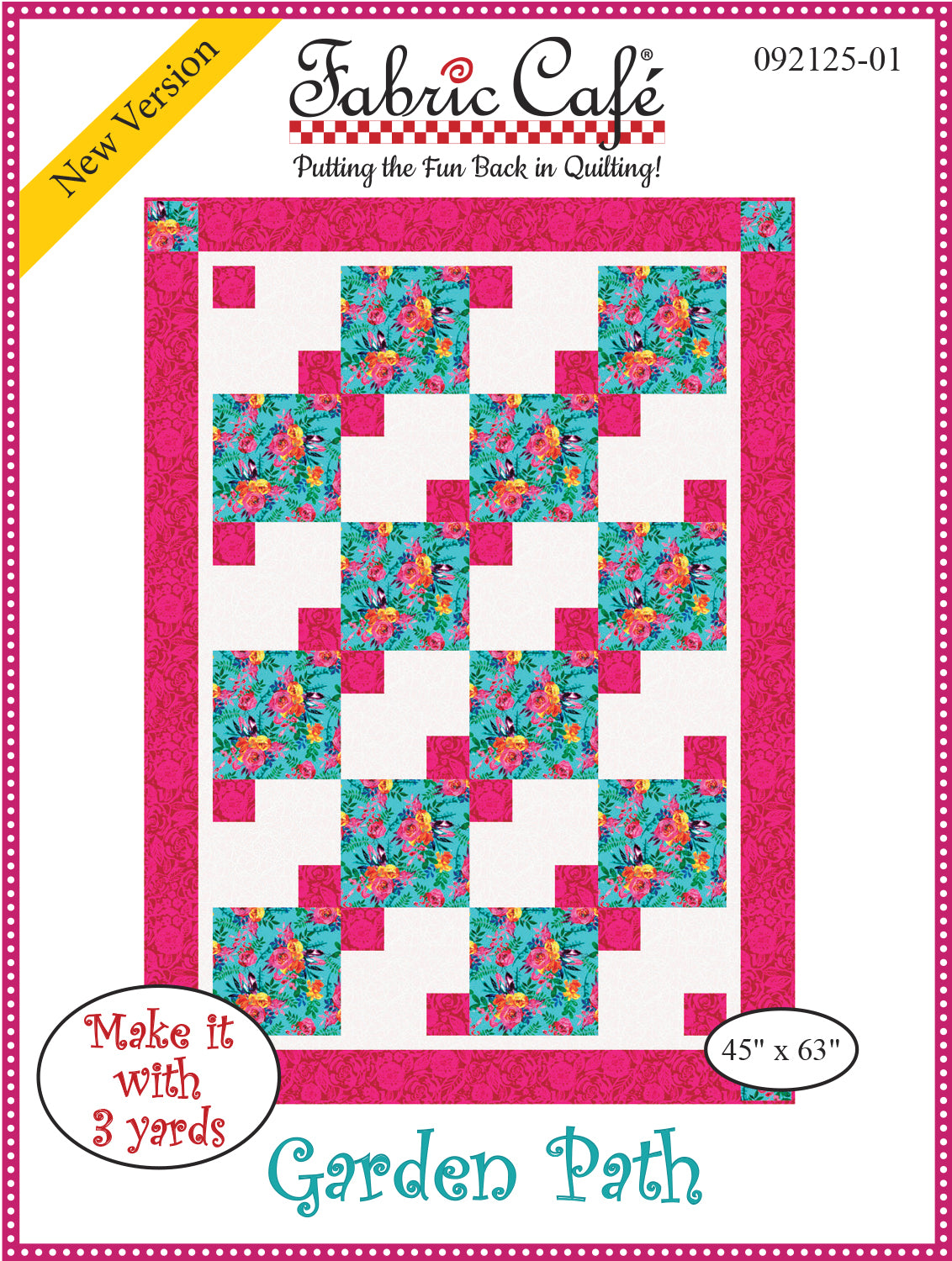 Garden Path 3-Yard Quilt Pattern