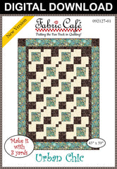 Urban Chic 3-Yard Quilt Pattern