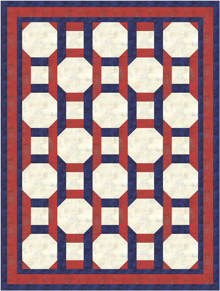 Chain Reaction 3 Yard Quilt Pattern