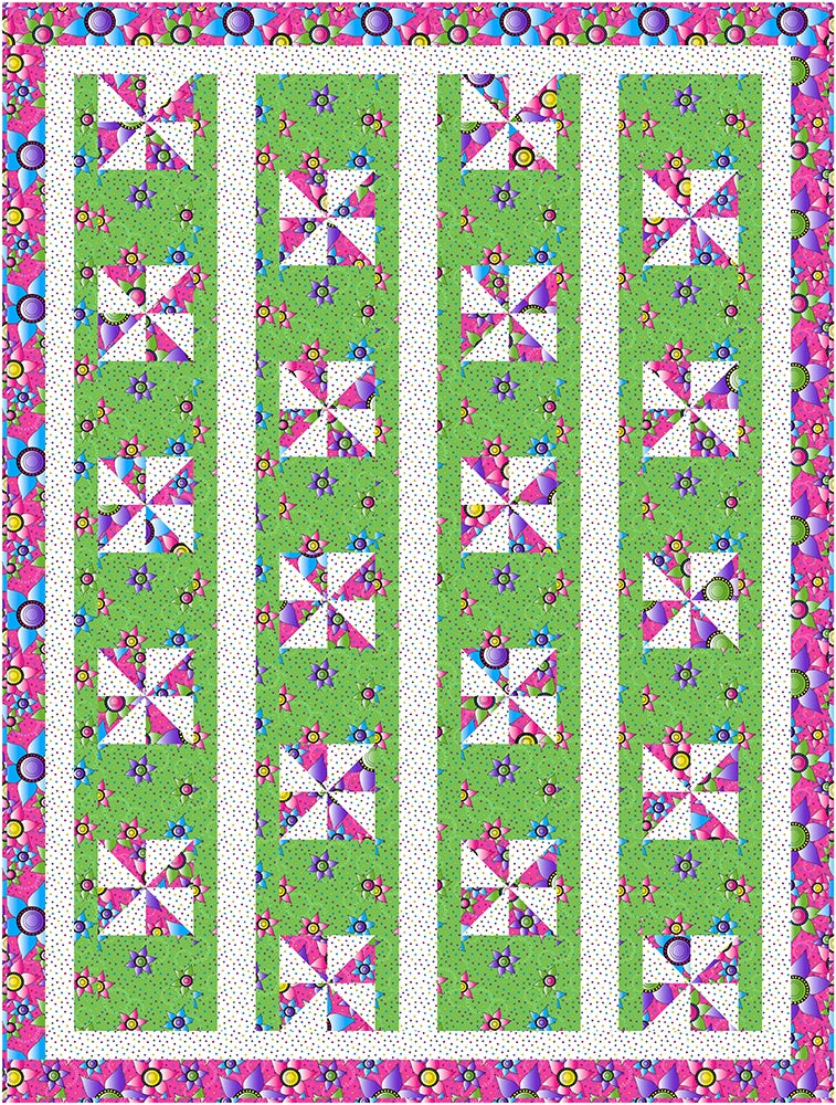 Pinwheel Lane 3-Yard Quilt Pattern