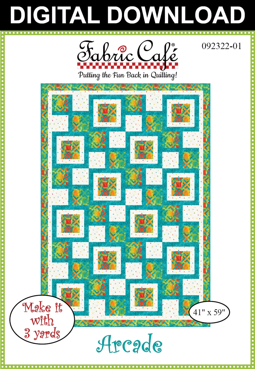 Arcade 3-Yard Quilt Pattern