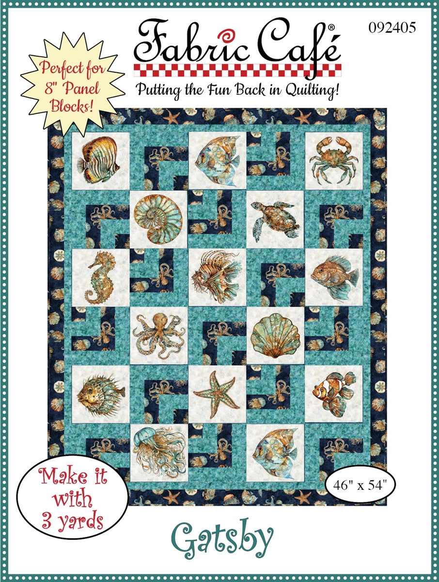 Gatsby 3-Yard Quilt Pattern | Perfect for 8-inch Panels