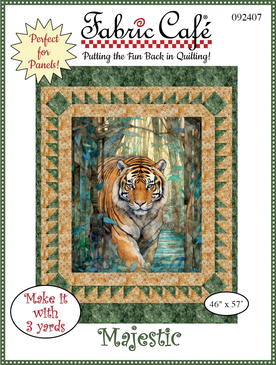 Majestic 3-Yard Quilt Pattern | Perfect for Full Panel Yard