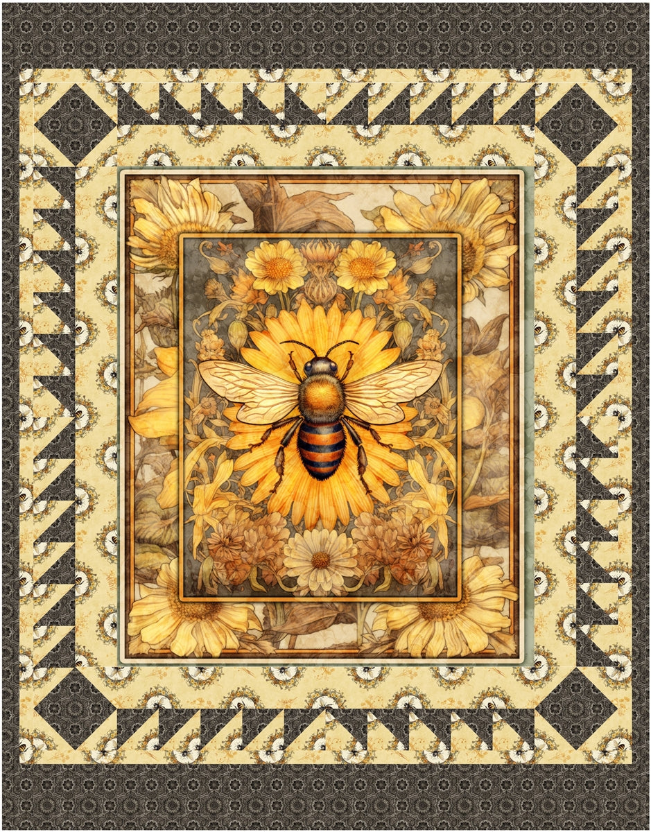 Majestic 3-Yard Quilt Pattern | Perfect for Full Panel Yard