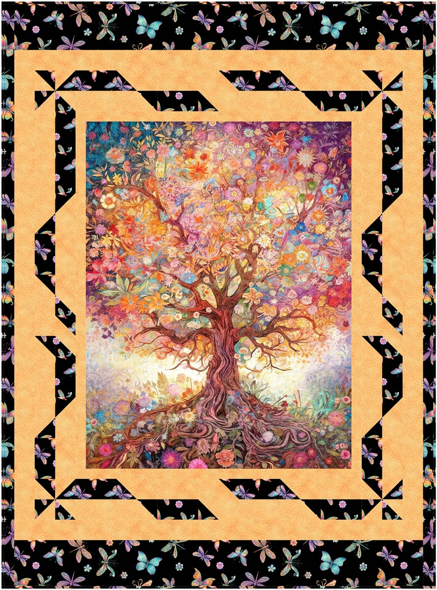 Ribbons & Bows 3-Yard Quilt Pattern | Perfect for Full Yard Panel