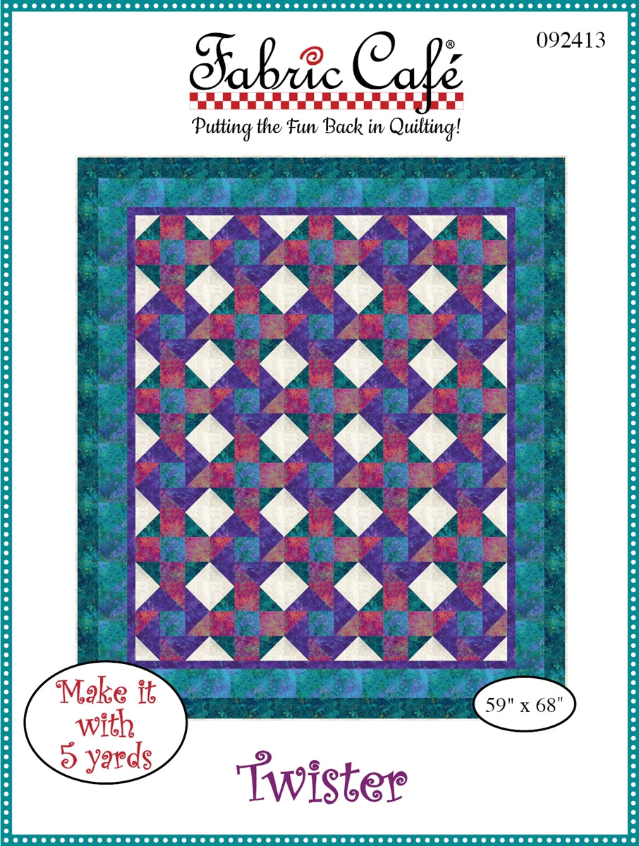 Twister 5-Yard Quilt Pattern