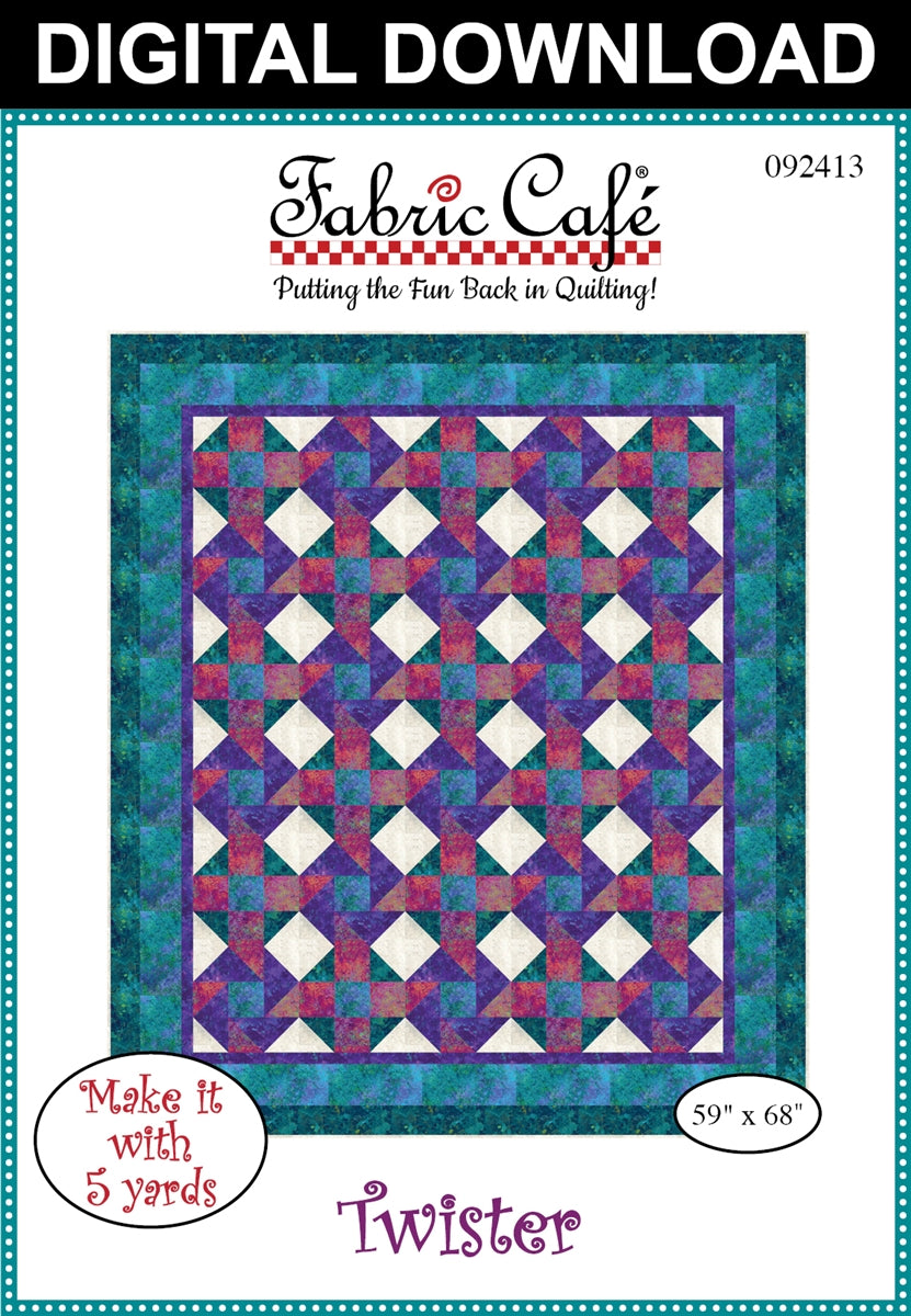 Twister 5-Yard Quilt Pattern