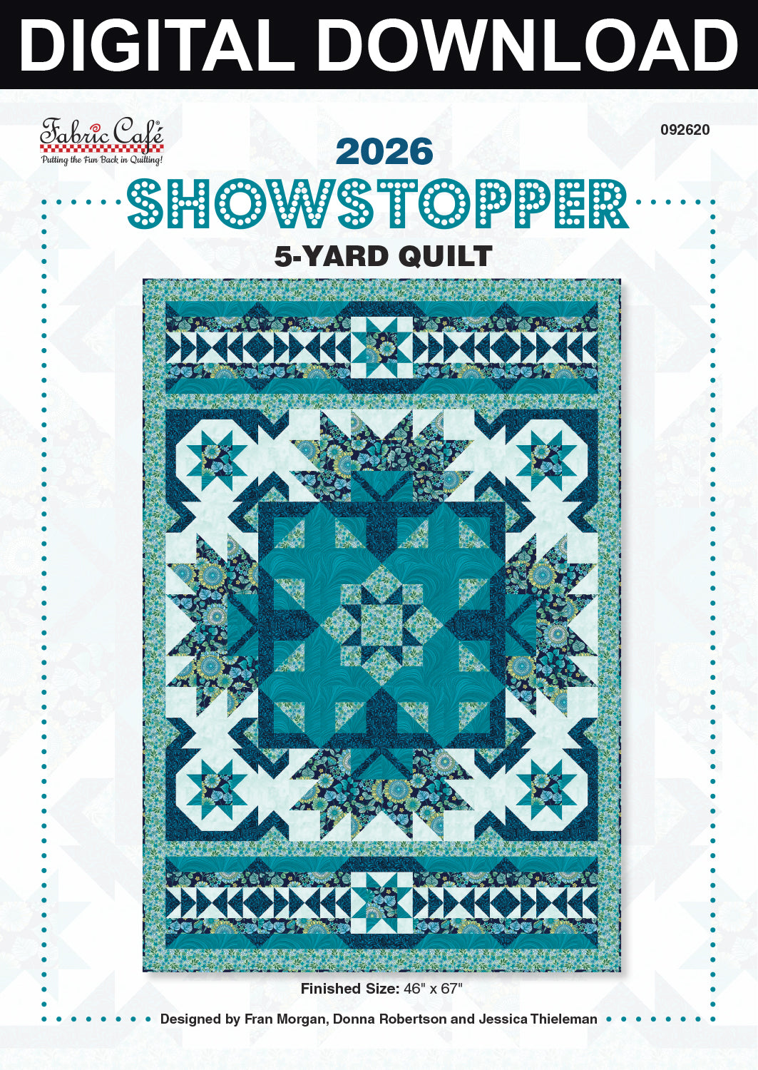 2026 Showstopper 5-Yard Quilt Pattern