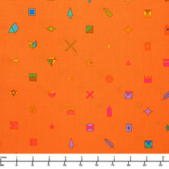 Andover Fabrics Sun Print Fox Trinket A-9730-O - 28-inch EOB Special
