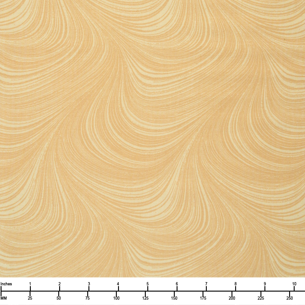 Benartex Wave Texture Basic Yellow 0296630B - 32-inch EOB Special