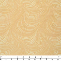 Benartex Wave Texture Basic Yellow 0296630B - 32-inch EOB Special
