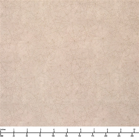 Clothworks Faboolous Spiderweb Y4485 1 Light Khaki - 32-inch EOB Special