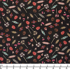Clothworks Faboolous Candy Y4484 3 Black  - 22-inch EOB Special