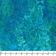Northcott Stonehenge Gradations 26756 66 Peacock  - By The Yard