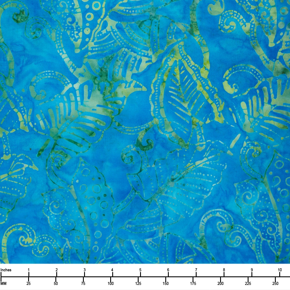 Benartex Bali Calypso Taro Turquoise 0926384 B - By The Yard