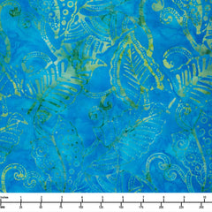 Benartex Bali Calypso Taro Turquoise 0926384 B - By The Yard