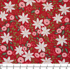 Moda Berry And Pine Cranberry 5240 14 - 32-inch EOB Special