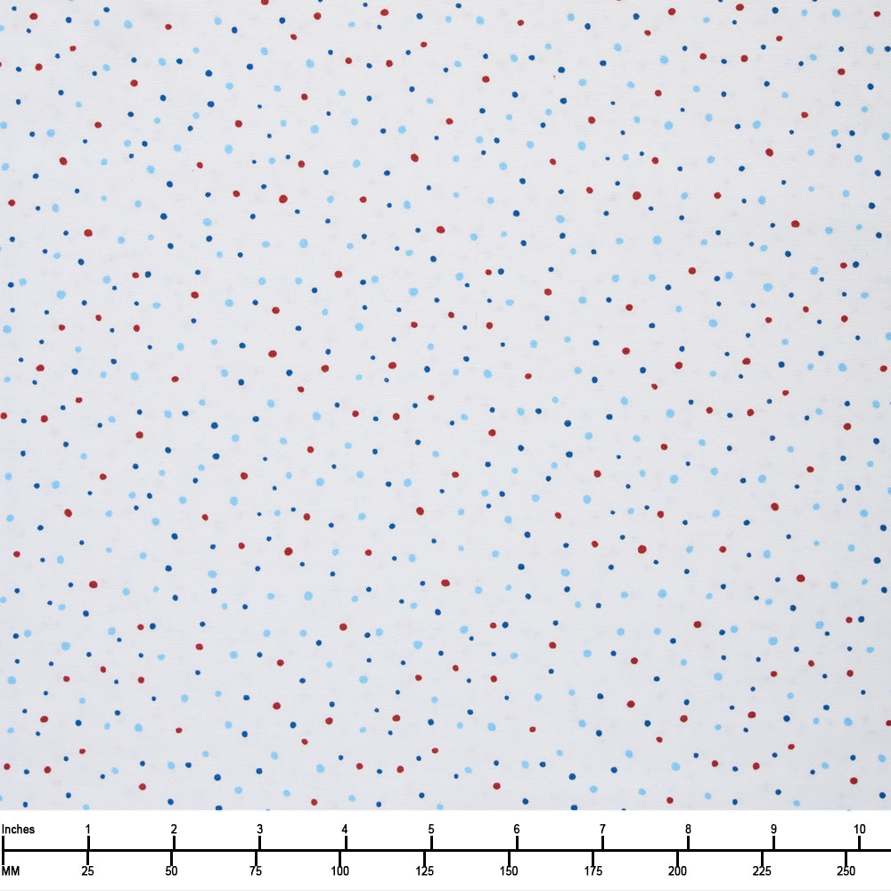 Blank Quilting Liberty Dots 3690 01 White  - By The Yard