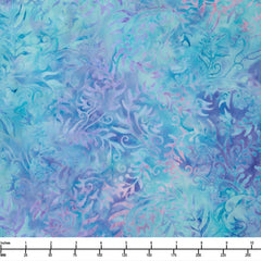 Benartex Bali Calypso Seaweed Light Blue Lilac 9273 05 - By The Yard