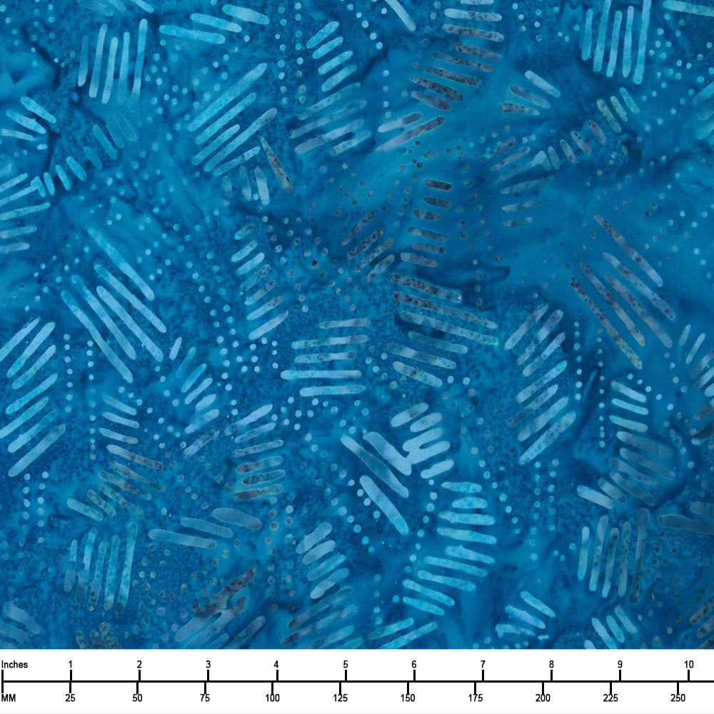 Benartex Bali Dots n Dashes Dashes Blue 13701 50 - 22-inch EOB Special