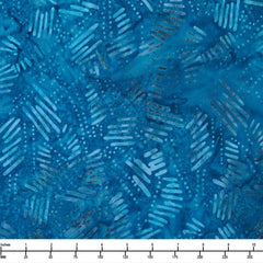 Benartex Bali Dots n Dashes Dashes Blue 13701 50 - 22-inch EOB Special