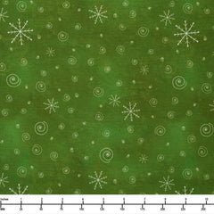 Windham Fabrics A Very Terri Christmas Snow Flurries Tree 54104 8 - By The Yard